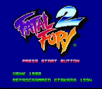 Fatal Fury 2 (USA) screen shot title